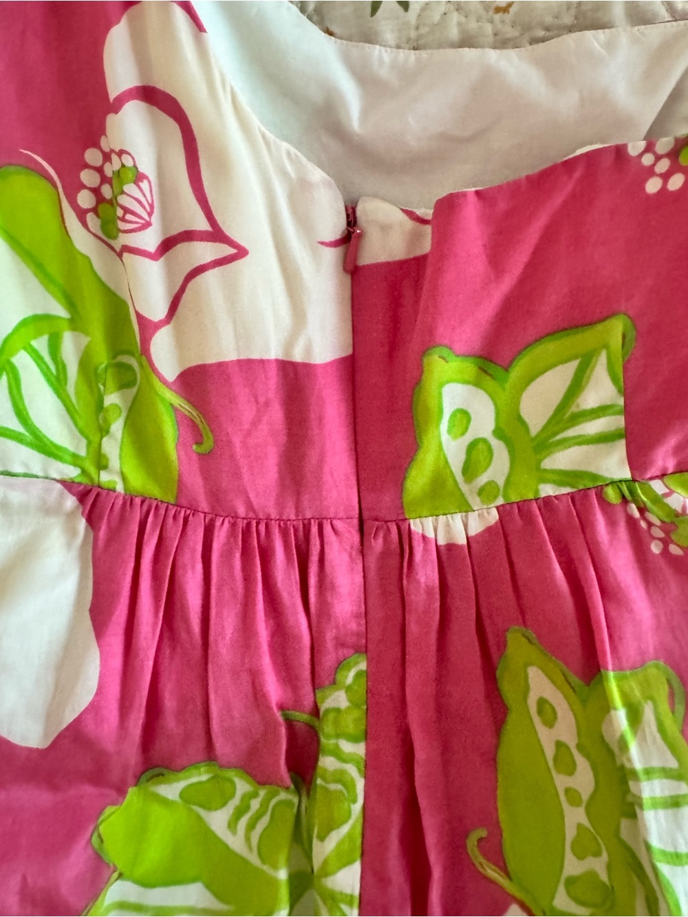 Lilly Pulitzer Vintage Silk Floral Print Maxi Dress Sz 2 - Picture 9 of 12